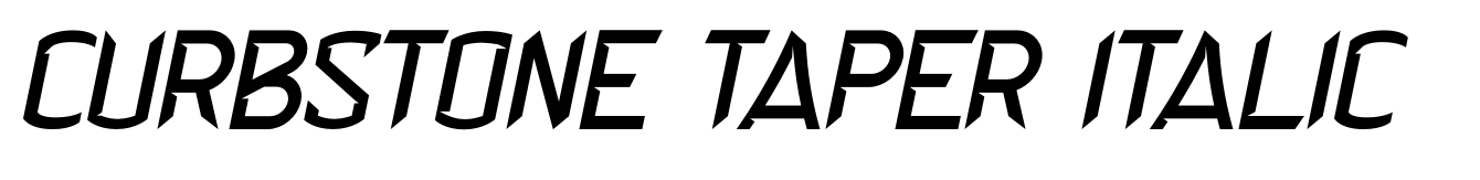 Curbstone Taper Italic